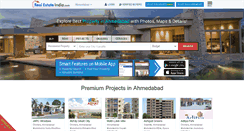 Desktop Screenshot of ahmedabad.realestateindia.com